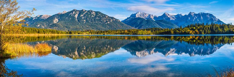 Le Barmsee et le Karwendel par Walter G. Allgöwer