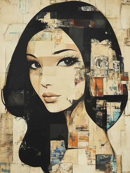 Patchwork du regard par Peintures accrocheuses