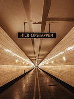 Der Maastunnel als Fahrradtunnel