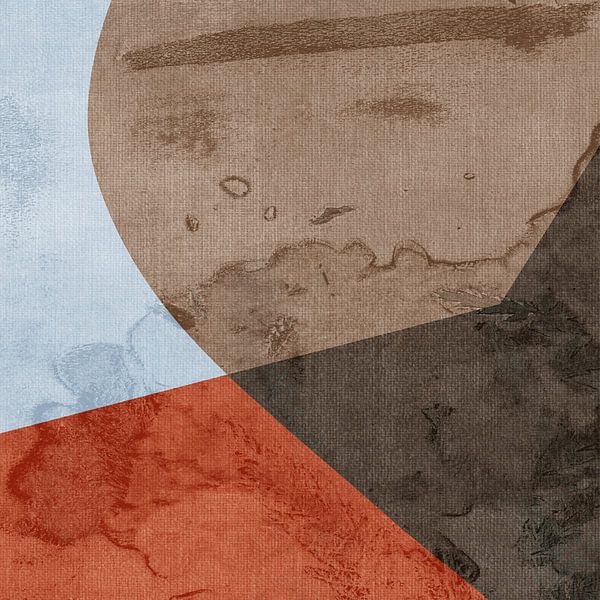 Abstract geometrisch in retrostijl van Dina Dankers