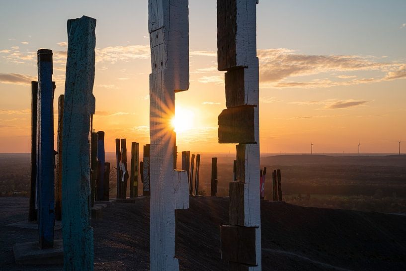 Landmarke auf der Halde Haniel, Bottrop, Deutschland von Alexander Ludwig