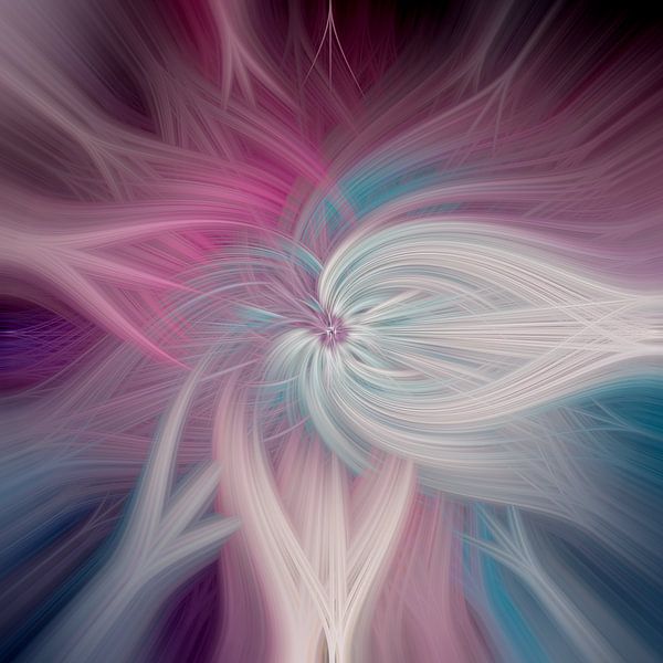 carré abstrait 10 par Leo Luijten