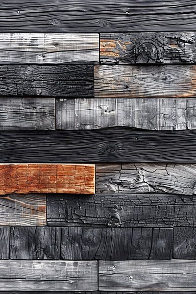 Burnt Wood Wall Panel by Art & Soul Creations