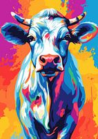 Vache Nature WPAP Color Style