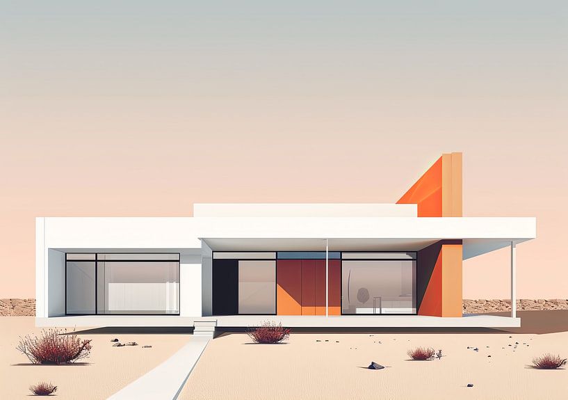 Bauhaus poster art print by Niklas Maximilian