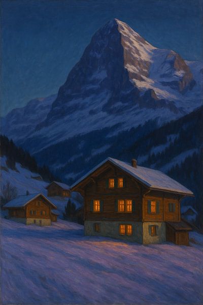 Dämmerung in Grindelwald von Travel Shop