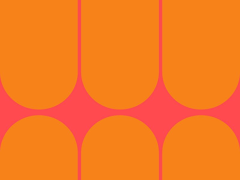 Géométrie abstraite moderne en couleurs néon II par Mad Dog Art