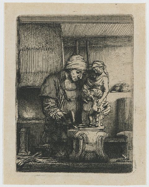 L'orfèvre, Rembrandt van Rijn par Ed z'n Schets