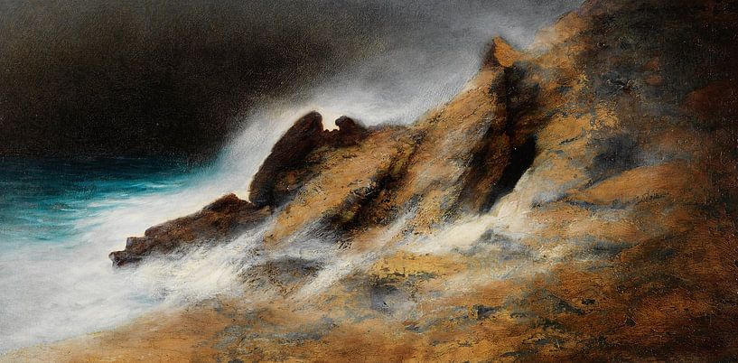 Karl Wilhelm Diefenbach, Stormy Bay, ca 1912 by Atelier Liesjes