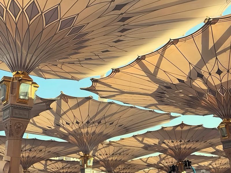 Die Schirme der Al-Masjid an-Nabawi von kautsar1 art