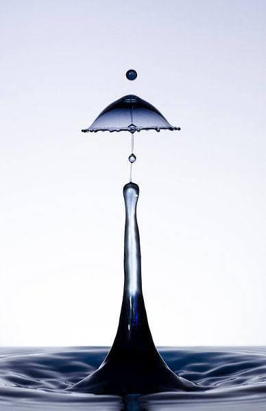 Zwarte druppel in een lampenkap vorm2 by Focco van Eek