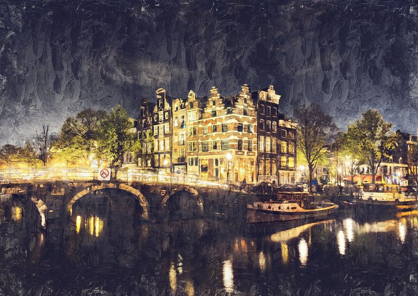Amsterdam (Gemälde) von Bert Hooijer