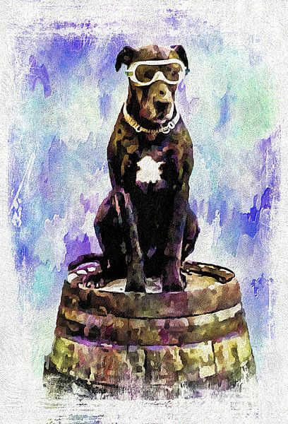 Great Dane With Biggles Complex by Dorothy Berry-Lound