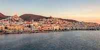 Panorama von Ermoupoli, Syros, Kykladen, Griechenland