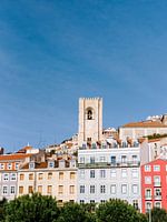 Lisbon Views | Architecture Travel Photography Print Portugal | Colorful Pastel Art