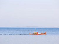 Fischerboot neugierig sein