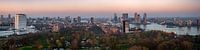 Rotterdam sunset panorama