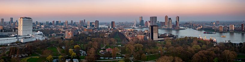 Rotterdam sunset panorama by Joey Hohage