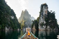 Amidst the timeless karst mountains - Chiao Lan Lake