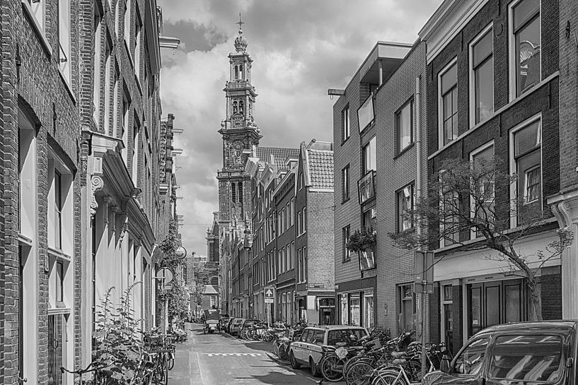 View of the Westertoren in Amsterdam by Peter Bartelings