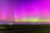 Nordlichter an der friesischen Küste