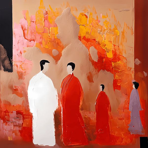 Men in Red 2 by Andrew Shamov