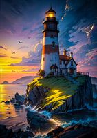 Phare sur l'arête du Cilff