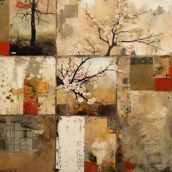 Vintage collage "Zen" by Studio Allee