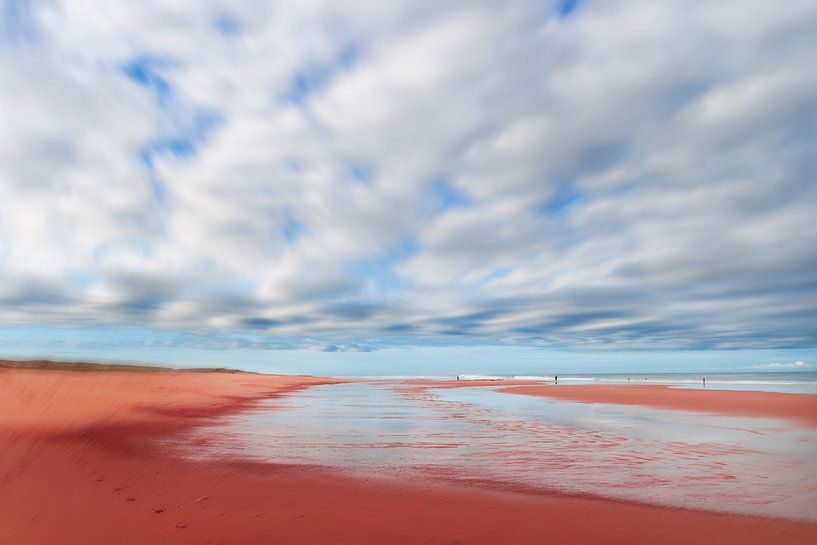 Les gens à la plage - Côte Atlantique française par Dirk Wüstenhagen