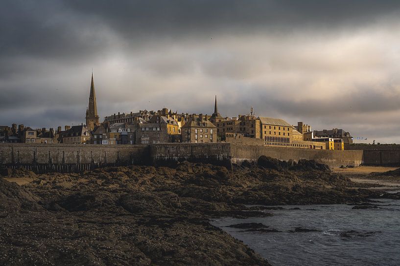 Stormy Skies Over Saint-Malo by Piermarco Raimondo