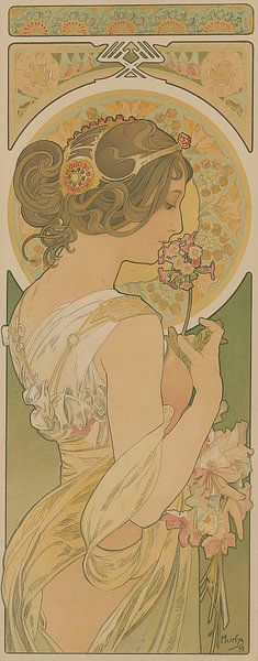 La Primevere, Alphonse Mucha von Meisterhafte Meister