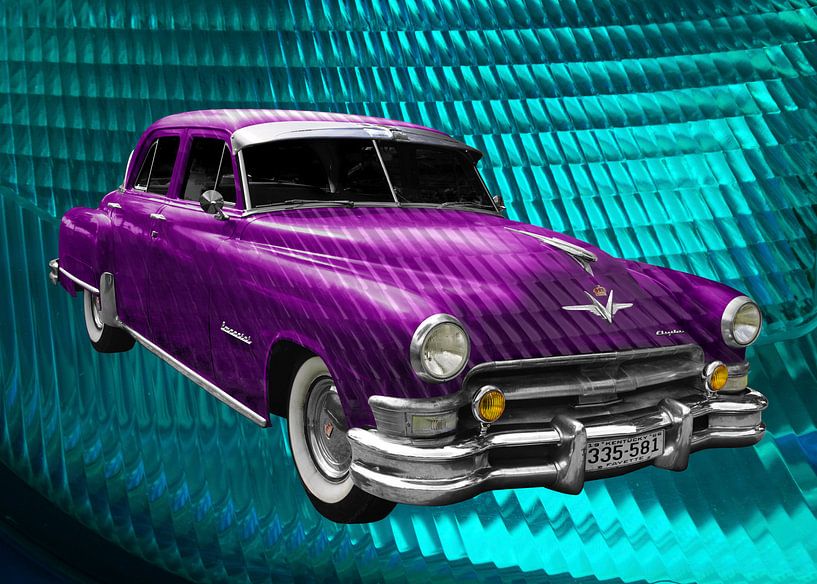 Chrysler Imperial Serie C54 in pink &amp; light blue von aRi F. Huber