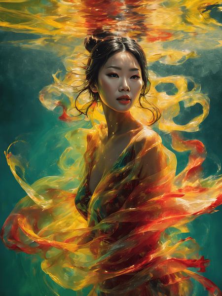 Geisha japonaise par Jolique Arte