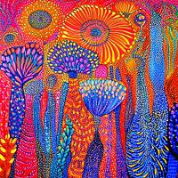 Inspiré par l'art aborigène