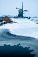 Mill on a frozen ditch