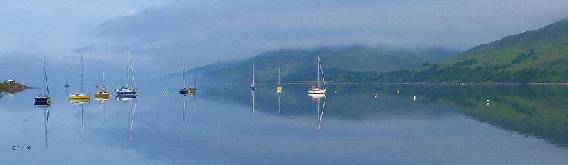 Loch Schottland von Frans Jonker