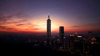 Taipei Sonnenuntergang.