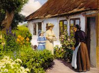 Gamle Lines Fødselsdag. - Hans Andersen Brendekilde