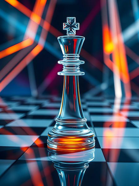 Le pouvoir transparent du roi des échecs par Bart Veeken