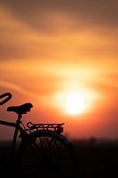 Zonsondergang met Fiets ( gedeeltelijk )