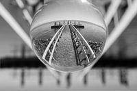 Gerüst am Denkmal auf dem Afsluitdijk