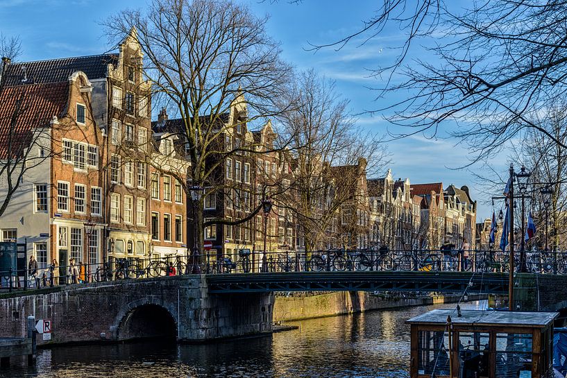 Die schöne Brouwersgracht in Amsterdam. von Don Fonzarelli