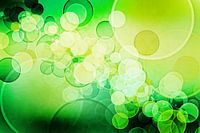 Bokeh lime green