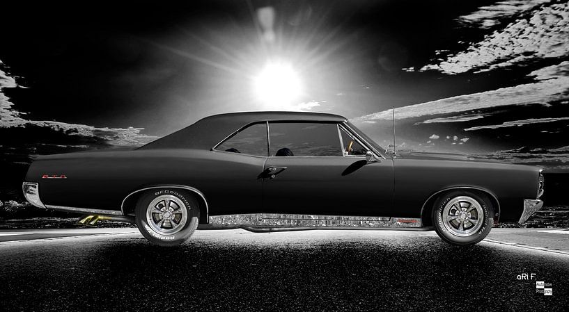 1967 Pontiac GTO en noir par aRi F. Huber