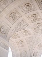 Einzelheiten zum Louvre, Paris