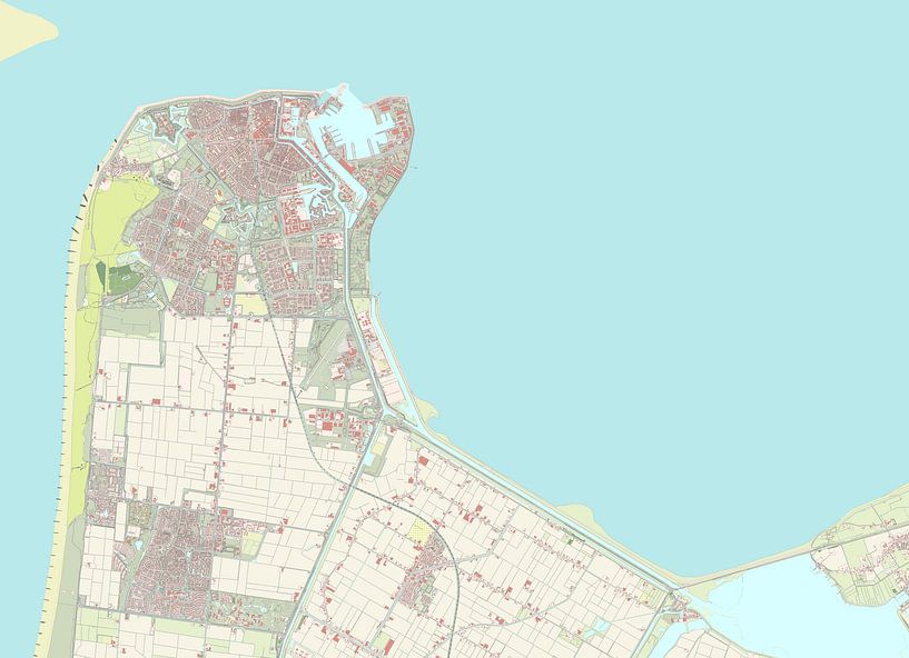 Karte von Den Helder von Rebel Ontwerp