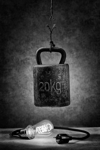 HANGING BY A THREAD by Tom River Art