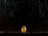 Star trailing the face of Nijmegen
