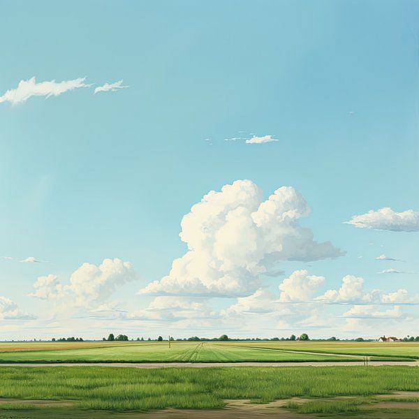 Landschaft | Landschaft von Blickfänger Gemälde