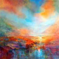 Gloeiend avondlicht - de kleuren van een avond in augustus